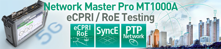 MT1000A eCPRI/RoE Testing