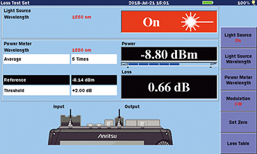MT9085 Series, Optical power/ Loss Measurement
