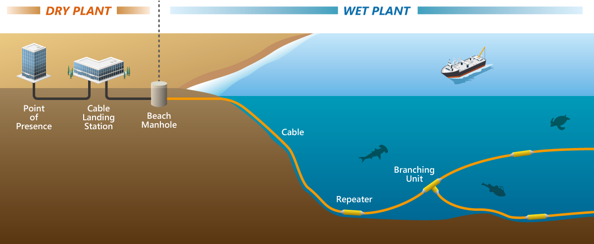 Submarine optical cable system
