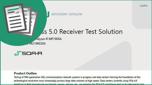 PCI Express 5.0 Receiver Test Solution