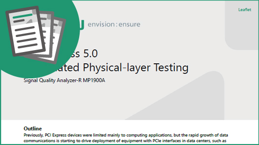 PCI Express 5.0 Automated Physical-layer Testing