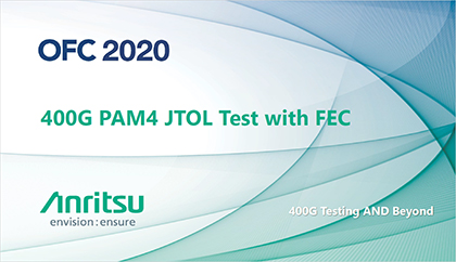 400G PAM4 JTOL Test with FEC