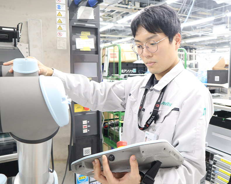 入社2年目 DX推進 仕事中の様子